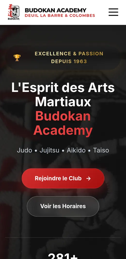 Budokan Academy mobile