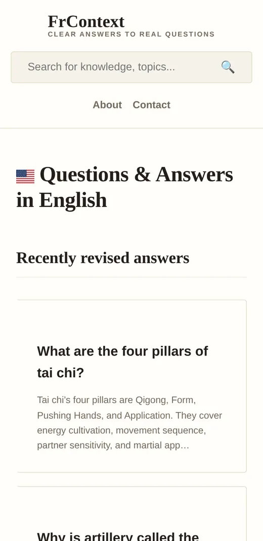 FrContext.com mobile
