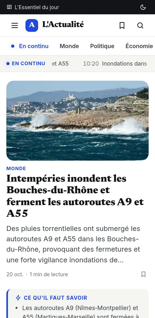 L-Actualite.com mobile