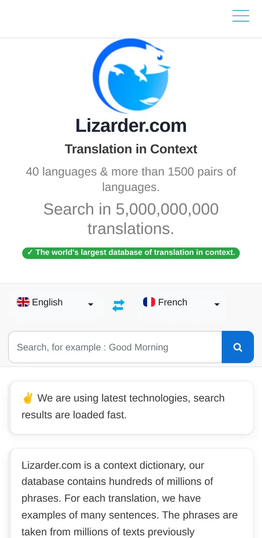 Lizarder.com mobile