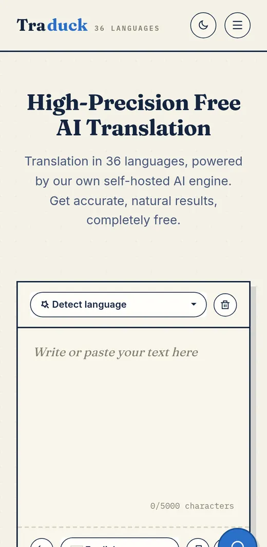 TrADuck.com mobile