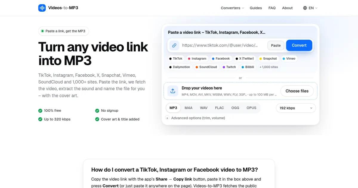 Videos-to-MP3.com